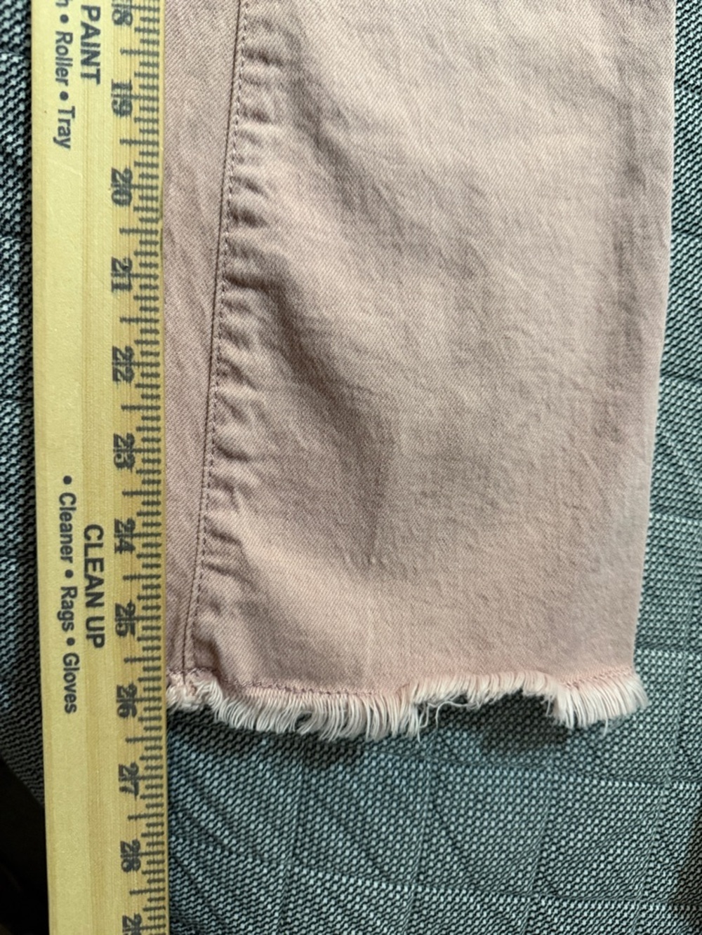 Cat & Jack Dusty Pink Button-Front Flare Jeans - Picture 8 of 9